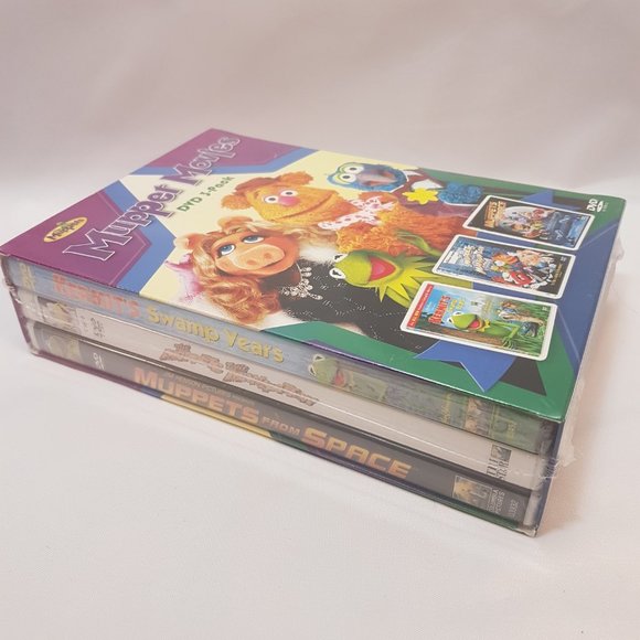 New/Sealed MUPPET MOVIES DVD 3 Pack Muppet Movie Collection Muppets DVD Set - Picture 2 of 12